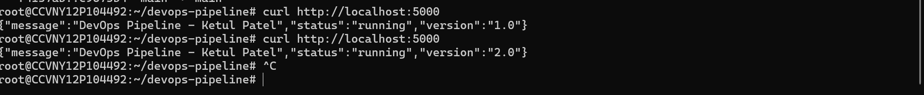 Auto deploy showing version 2.0